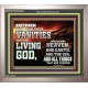 TURN FROM THESE VANITIES TO THE LIVING GOD JEHOVAH  Unique Scriptural Portrait  GWVICTOR10363  