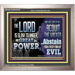 THE LORD GOD ALMIGHTY GREAT IN POWER  Sanctuary Wall Portrait  GWVICTOR10379  "16X14"