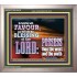 BE SATISFIED WITH FAVOUR FULL WITH DIVINE BLESSINGS  Unique Power Bible Portrait  GWVICTOR10418  "16X14"