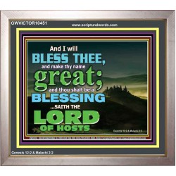 THOU SHALL BE A BLESSINGS  Portrait Scripture   GWVICTOR10451  "16X14"
