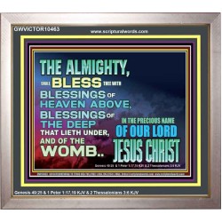 DO YOU WANT BLESSINGS OF THE DEEP  Christian Quote Portrait  GWVICTOR10463  "16X14"