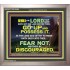BE NOT DISCOURAGED GO UP AND POSSESS THE LAND  Bible Verse Portrait  GWVICTOR10464  "16X14"