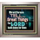 THE LORD DOETH GREAT THINGS  Bible Verse Portrait  GWVICTOR10481  
