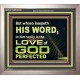 THOSE WHO KEEP THE WORD OF GOD ENJOY HIS GREAT LOVE  Bible Verses Wall Art  GWVICTOR10482  