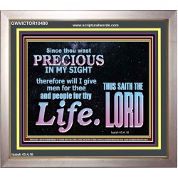 YOU ARE PRECIOUS IN THE SIGHT OF THE LIVING GOD  Modern Christian Wall Décor  GWVICTOR10490  