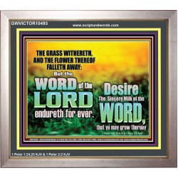 THE WORD OF THE LORD ENDURETH FOR EVER  Christian Wall Décor Portrait  GWVICTOR10493  "16X14"