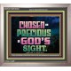 CHOSEN AND PRECIOUS IN THE SIGHT OF GOD  Modern Christian Wall Décor Portrait  GWVICTOR10494  