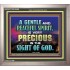 GENTLE AND PEACEFUL SPIRIT VERY PRECIOUS IN GOD SIGHT  Bible Verses to Encourage  Portrait  GWVICTOR10496  "16X14"