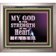 JEHOVAH THE STRENGTH OF MY HEART  Bible Verses Wall Art & Decor   GWVICTOR10513  