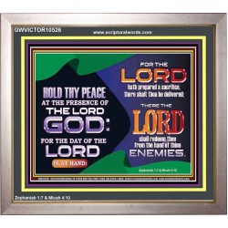 THE DAY OF THE LORD IS AT HAND  Church Picture  GWVICTOR10526  "16X14"