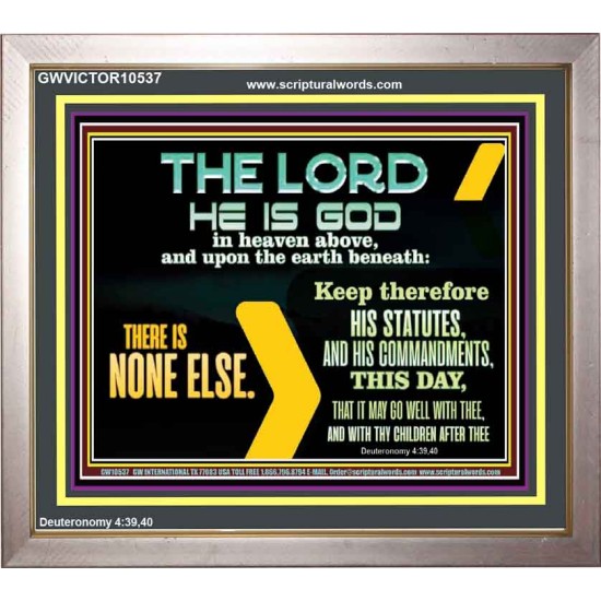JEHOVAH THE GREAT AND MIGHTY GOD  Scripture Art  GWVICTOR10537  