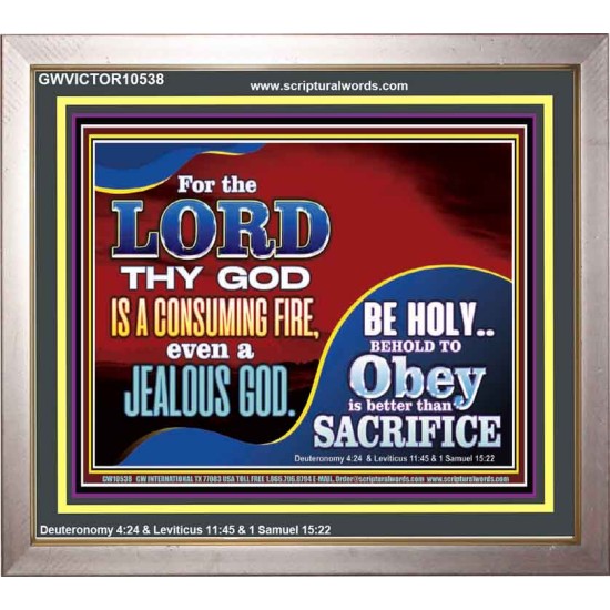 TO OBEY IS BETTER THAN SACRIFICE  Scripture Art Prints Portrait  GWVICTOR10538  