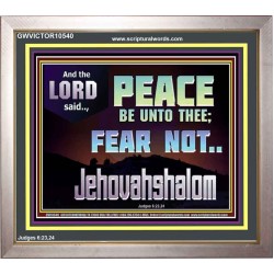 JEHOVAHSHALOM PEACE BE UNTO THEE  Christian Paintings  GWVICTOR10540  "16X14"