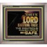 THE NAME OF THE LORD IS A STRONG TOWER  Contemporary Christian Wall Art  GWVICTOR10542  "16X14"