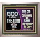 TO OUR SAVIOUR BE GLORY GOD IS WITH US   Encouraging Bible Verses Portrait  GWVICTOR10551  