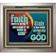 FAITH COMES BY HEARING THE WORD OF CHRIST  Christian Quote Portrait  GWVICTOR10558  