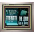 BLESSED IS THE MAN WHOSE STRENGTH IS IN THE LORD  Christian Paintings  GWVICTOR10560  "16X14"