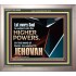 JEHOVAH ALMIGHTY THE GREATEST POWER  Contemporary Christian Wall Art Portrait  GWVICTOR10568  "16X14"