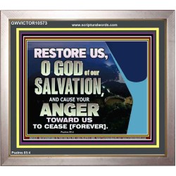 GOD OF OUR SALVATION  Scripture Wall Art  GWVICTOR10573  "16X14"