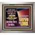 OUR GOD WHOM WE SERVE IS ABLE TO DELIVER US  Custom Wall Scriptural Art  GWVICTOR10602  "16X14"