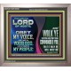 OBEY MY VOICE AND I WILL BE YOUR GOD  Custom Christian Wall Art  GWVICTOR10609  