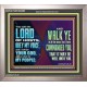 WALK YE IN ALL THE WAYS I HAVE COMMANDED YOU  Custom Christian Artwork Portrait  GWVICTOR10609B  