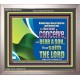 BEHOLD NOW THOU SHALL CONCEIVE  Custom Christian Artwork Portrait  GWVICTOR10610  