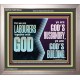 BE GOD'S HUSBANDRY AND GOD'S BUILDING  Large Scriptural Wall Art  GWVICTOR10643  