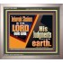JEHOVAH SHALOM IS THE LORD OUR GOD  Ultimate Inspirational Wall Art Portrait  GWVICTOR10662  "16X14"
