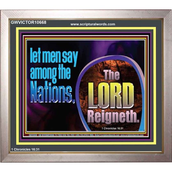 THE LORD REIGNETH FOREVER  Church Portrait  GWVICTOR10668  