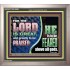 THE LORD IS GREAT AND GREATLY TO BE PRAISED  Unique Scriptural Portrait  GWVICTOR10681  "16X14"