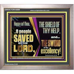 O PEOPLE SAVED BY THE LORD  Children Room Wall Portrait  GWVICTOR10699  "16X14"