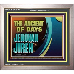 THE ANCIENT OF DAYS JEHOVAH JIREH  Scriptural Décor  GWVICTOR10732  "16X14"