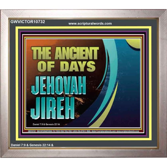 THE ANCIENT OF DAYS JEHOVAH JIREH  Scriptural Décor  GWVICTOR10732  