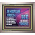 JEHOVAH JIREH OUR GOODNESS FORTRESS HIGH TOWER DELIVERER AND SHIELD  Encouraging Bible Verses Portrait  GWVICTOR10750  "16X14"