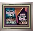 WHOSO HEARKENETH UNTO THE LORD SHALL DWELL SAFELY  Christian Artwork  GWVICTOR10767  "16X14"