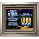 THE WORD OF THE LORD IS CERTAIN AND IT WILL HAPPEN  Modern Christian Wall Décor  GWVICTOR10780  