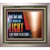 AND GOD SAID LET THERE BE LIGHT AND THERE WAS LIGHT  Biblical Art Glass Portrait  GWVICTOR11744  "16X14"