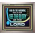 YOU SHALL SEE THE GLORY OF GOD IN THE MORNING  Ultimate Power Picture  GWVICTOR11747B  "16X14"