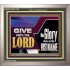 GIVE UNTO THE LORD GLORY DUE UNTO HIS NAME  Ultimate Inspirational Wall Art Portrait  GWVICTOR11752  "16X14"