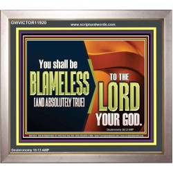 BE ABSOLUTELY TRUE TO THE LORD OUR GOD  Children Room Portrait  GWVICTOR11920  "16X14"
