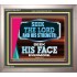 SEEK THE LORD HIS STRENGTH AND SEEK HIS FACE CONTINUALLY  Ultimate Inspirational Wall Art Portrait  GWVICTOR12017  "16X14"