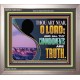 ALL THY COMMANDMENTS ARE TRUTH  Scripture Art Portrait  GWVICTOR12051  