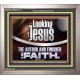 LOOKING UNTO JESUS THE AUTHOR AND FINISHER OF OUR FAITH  Modern Wall Art  GWVICTOR12114  
