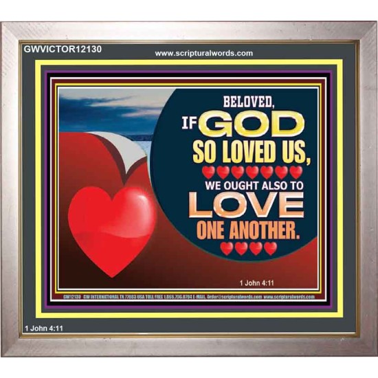 BELOVED IF GOD SO LOVED US  Custom Biblical Paintings  GWVICTOR12130  