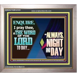 THE WORD OF THE LORD TO DAY  New Wall Décor  GWVICTOR12151  "16X14"