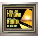 THY LAW IS MY MEDITATION ALL THE DAY  Bible Verse for Home Portrait  GWVICTOR12157  