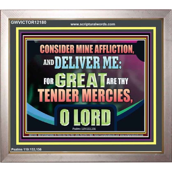 GREAT ARE THY TENDER MERCIES O LORD  Unique Scriptural Picture  GWVICTOR12180  