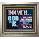 IMMANUEL GOD WITH US OUR REFUGE AND STRENGTH MIGHTY TO SAVE  Ultimate Inspirational Wall Art Portrait  GWVICTOR12247  