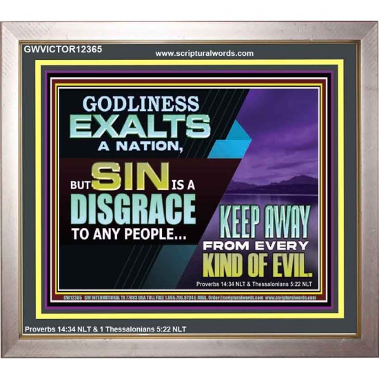 SIN IS A DISGRACE TO ANY PEOPLE KEEP AWAY FROM EVERY KIND OF EVIL  Church Picture  GWVICTOR12365  